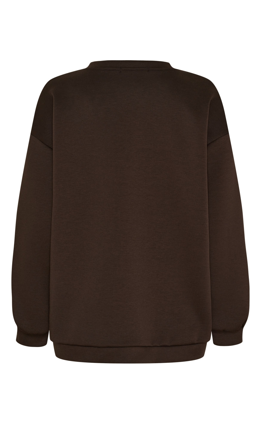 Marta Du Chateau Sweatshirt - Hibiscus - Brown/Yellow